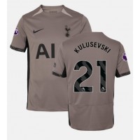 Tottenham Hotspur Dejan Kulusevski #21 Tredjedrakt 2023-24 Kortermet